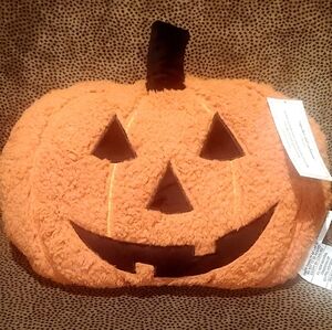 Cupcakes and Cashmere Orange Pumpkin Pillow